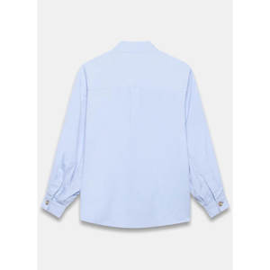 Mint Velvet Blue Chambray Blouse